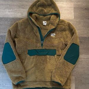 The North Face Tan Sherpa Fleece
